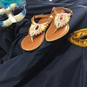 Beaded sandals